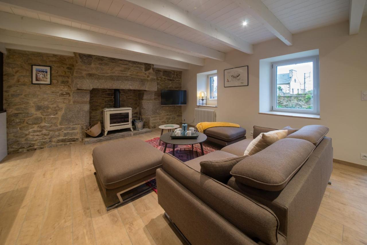 Gwel Ar Mor - Jolie Maison De Charme Renovee Proche Du Port Lanildut Extérieur photo