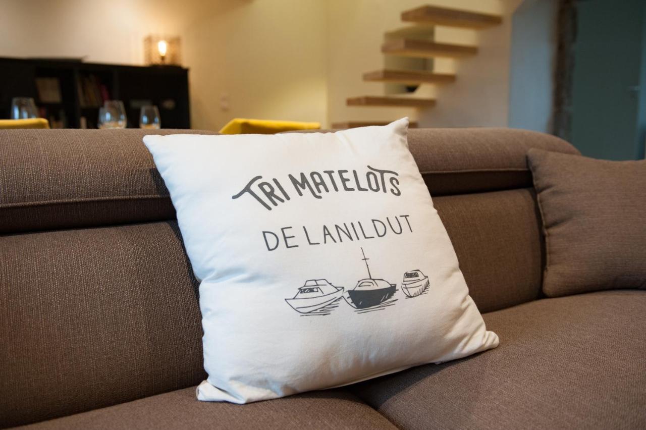Gwel Ar Mor - Jolie Maison De Charme Renovee Proche Du Port Lanildut Extérieur photo